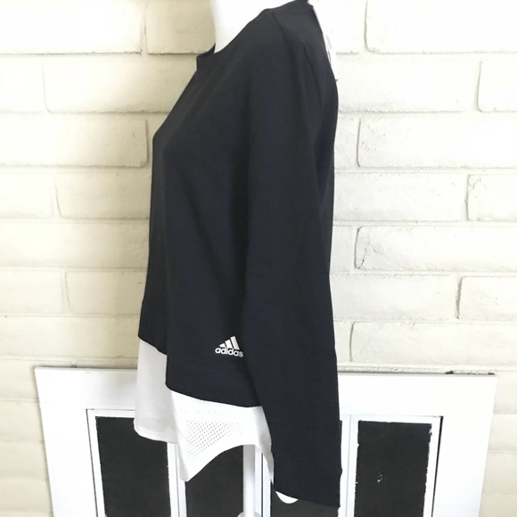 Adidas double layer mesh sweatshirt - Picture 2 of 4